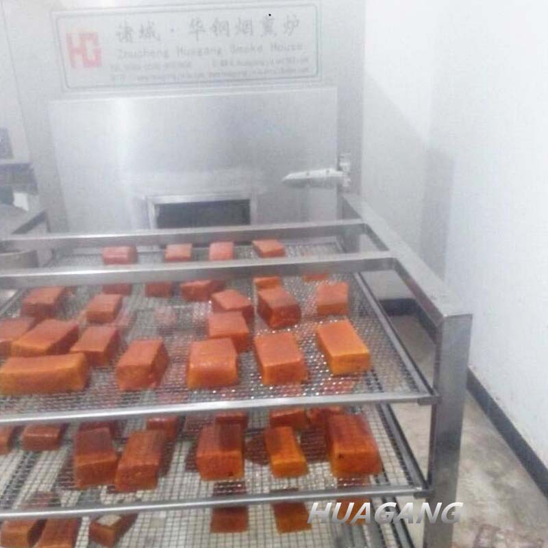 北京烤豆腐干用烟熏炉 豆制品烟熏炉 烟熏机免费安装试机