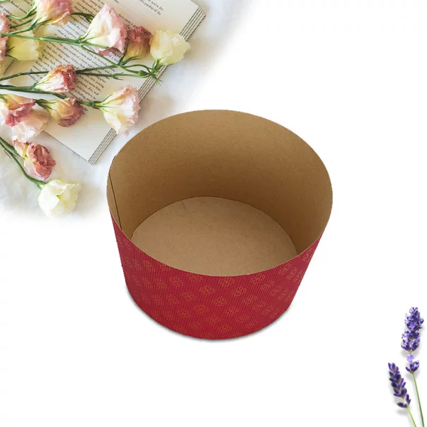 6 Inch Chiffon Cake Mold Paper Mold Corrugated Round Baking Resistant Paper Cup Panna Tony Paper Tray Excluding Tax