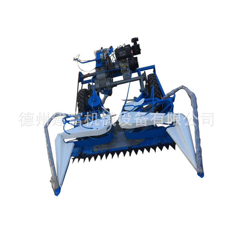 三轮四轮割捆机割晒机割芦苇小麦四轮自走式芦苇收割打捆一体机