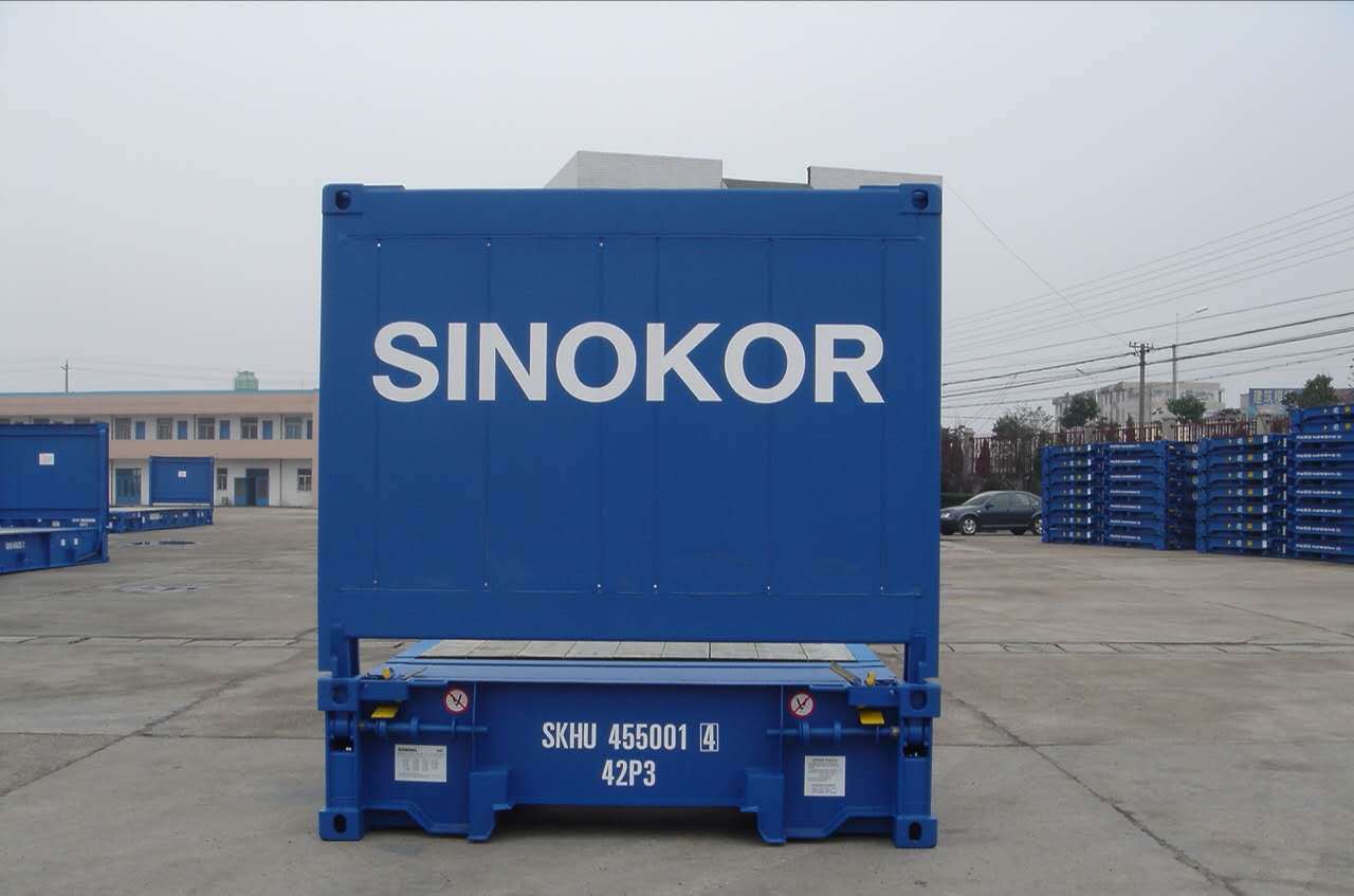 40尺折叠箱框架箱Flat rack container 特种集装箱海运外贸集装箱-阿里巴巴