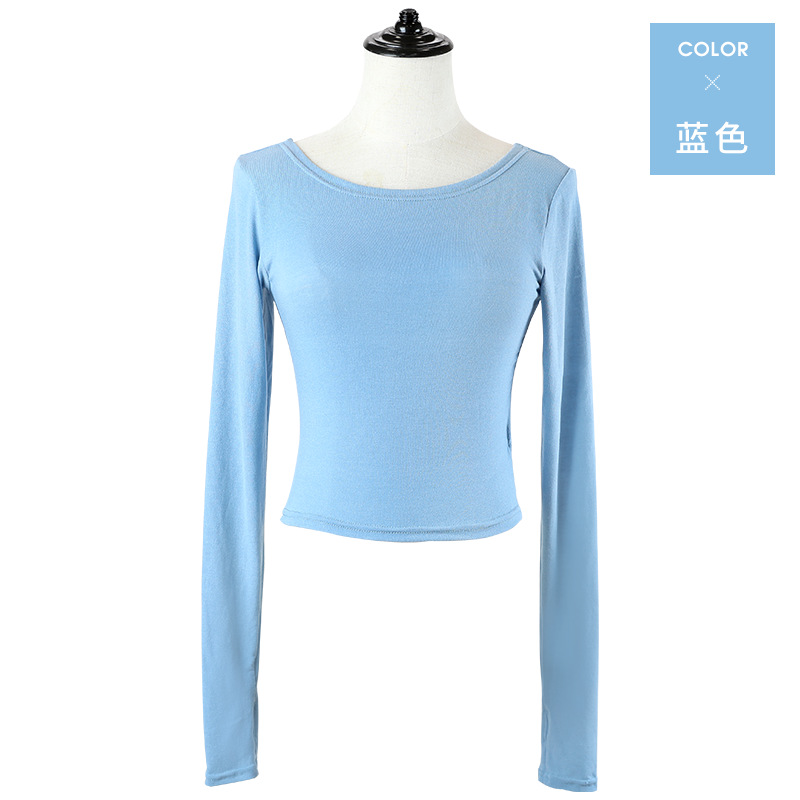 Examen DE ARTE adulto SLIM-Fit danza cálido Ballet superior suéter de punto yoga danza cuerpo rima práctica ropa Otoño e Invierno image 9
