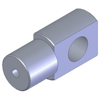 机械手配件[131174] M17 旋转支架 20A固定夹连接件