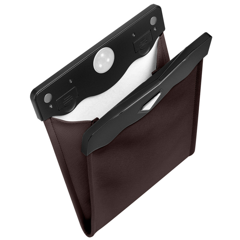 La basura del coche puede colgar en el frente bote de basura plegable de almacenamiento coche co-piloto bolsa de basura interior del coche suministros