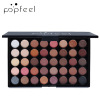 POPFEEL Matte eye shadow, eyeshadow palette, makeup primer, 40 colors, earth tones