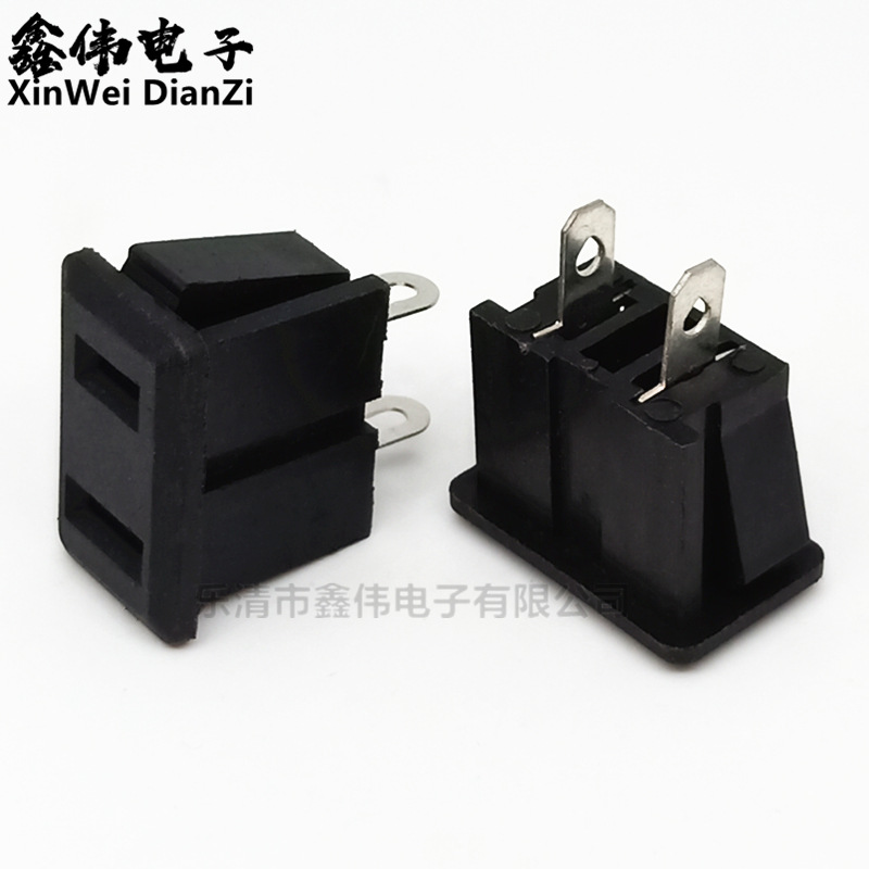 AC插座 AC-09工业插座2孔卡式 AC电源插座 2孔国标插座 桌面插座