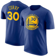 外貿籃球服短袖 男士運動速干T恤NBA勇士隊庫里圓領體恤球服貨源