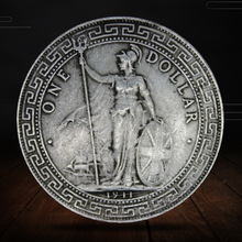 厂家现货批发古玩钱币 白铜银元 银币外国银元站洋1911年可吹响