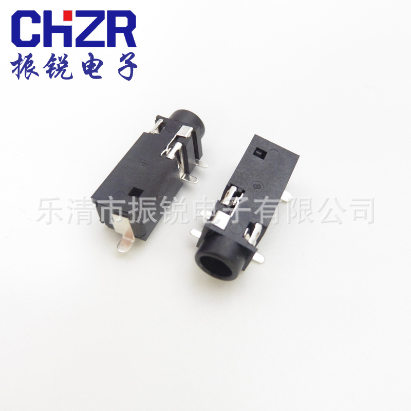 振锐厂销 PJ-328耳机插座 3.5口径耳机插座5脚贴片镀银音频插座