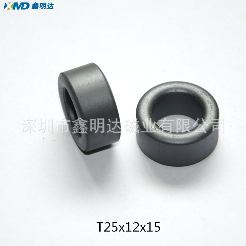 厂家直销VGA线磁环 镍锌磁环抗干扰 软磁铁氧体磁环T25X12X15