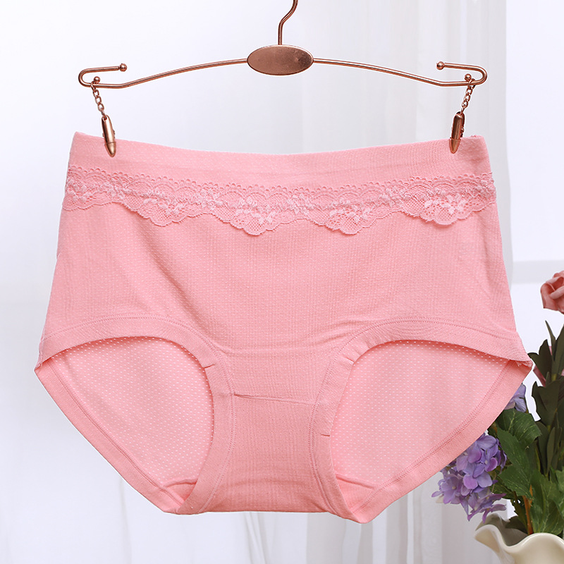 Manufactor wholesale new pattern Ladies Bamboo fiber Underwear Breathable cotton lady Briefs Large Underwear Lace