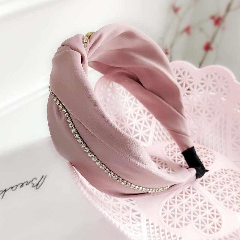 Rhinestone Fabric Cross Fashion Headband display picture 6