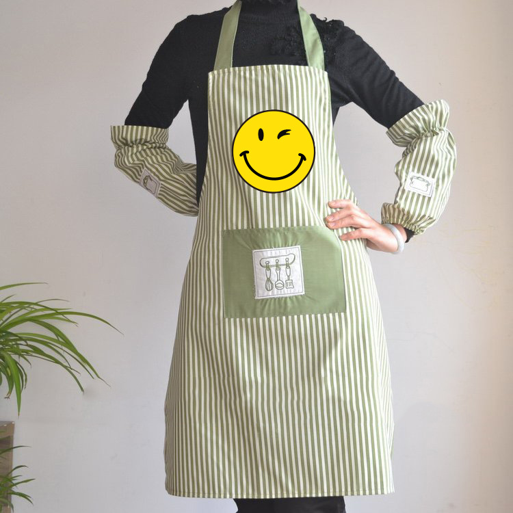 Cocina casera creativa delantal antiincrustante moda a prueba de aceite de las mujeres japonesas lindas de los hombres que cocinan ropa de trabajo logotipo personalizado