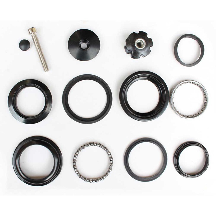 Mountain bike head 44mm built-in Bowl set kit suitable for 28.6 front shock-absorbing fork riser head Bowl