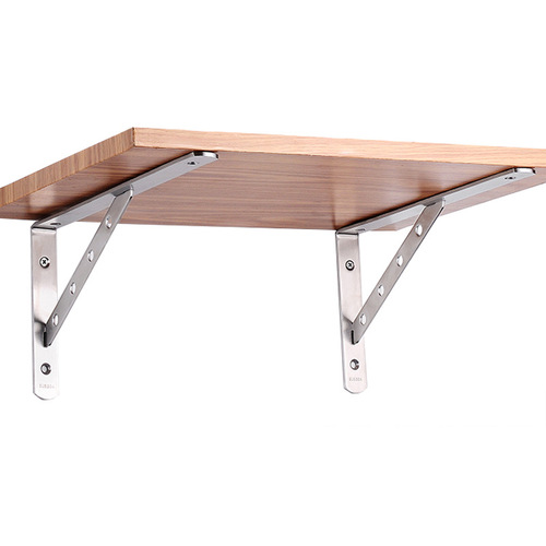 Stainless steel tripod stand, support bracket, wall-mounted shelf, hanging divider, fixed right-angle support, three-legged stand