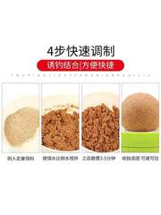 Dragon King's Hate Gold Edition Field Blue Carp 2# 300g Fishing Bait 60 bags/box