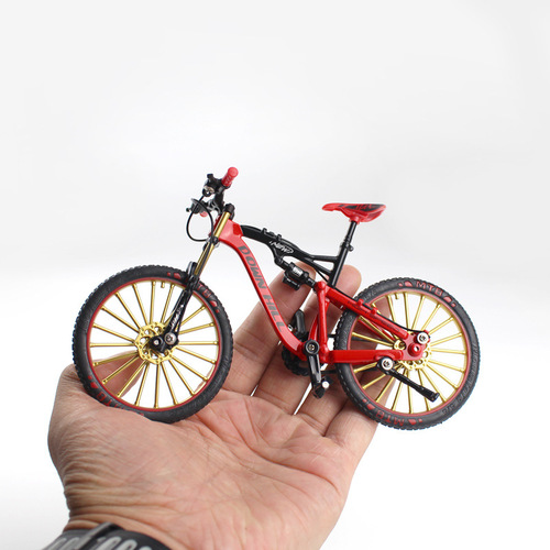 Cross-border foreign trade 1:10 upgraded version of new downhill mountain off-road bicycle model metal collection gift ornaments