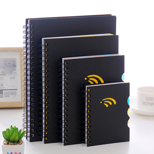 Thickened spiral B5 side-folding classification coil notepad A6 simple creative extra-large notebook for students