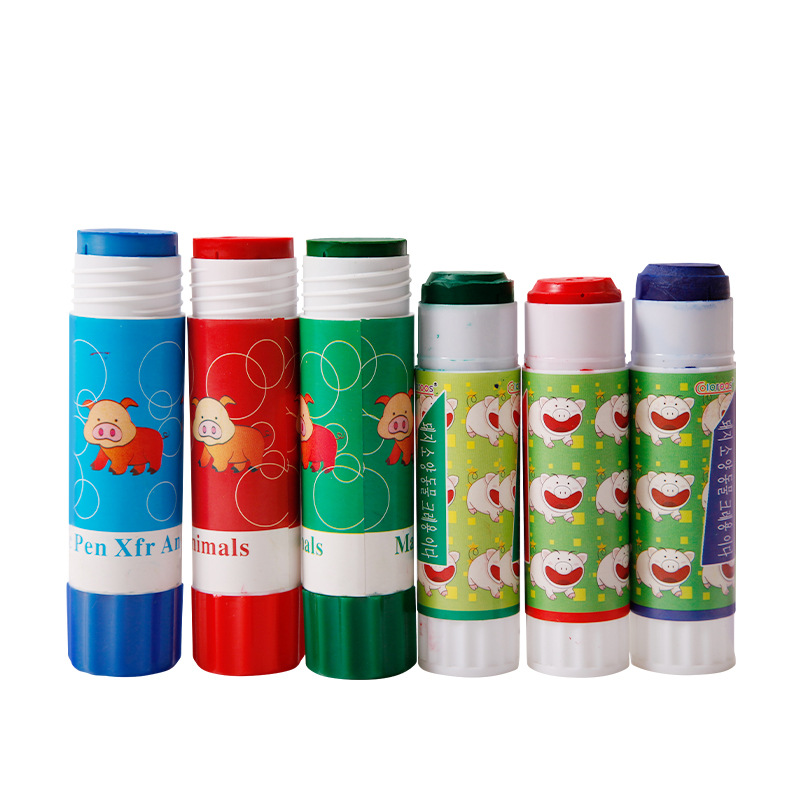 Fábrica al por mayor marca veterinaria crayón rojo verde azul cuerpo de cerdo de tres colores marca crayón cría marca gadget