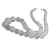 Necklace white jade