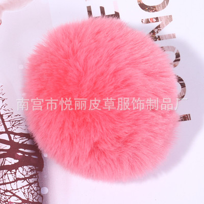 Manufactor Direct selling Rabbit Hair ball 5.6 a centimeter clothing accessories DIY Shoes Accessories Bag Jewelry wholesale goods in stock