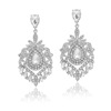 Crystal earings, earrings, retro fashionable jewelry, European style