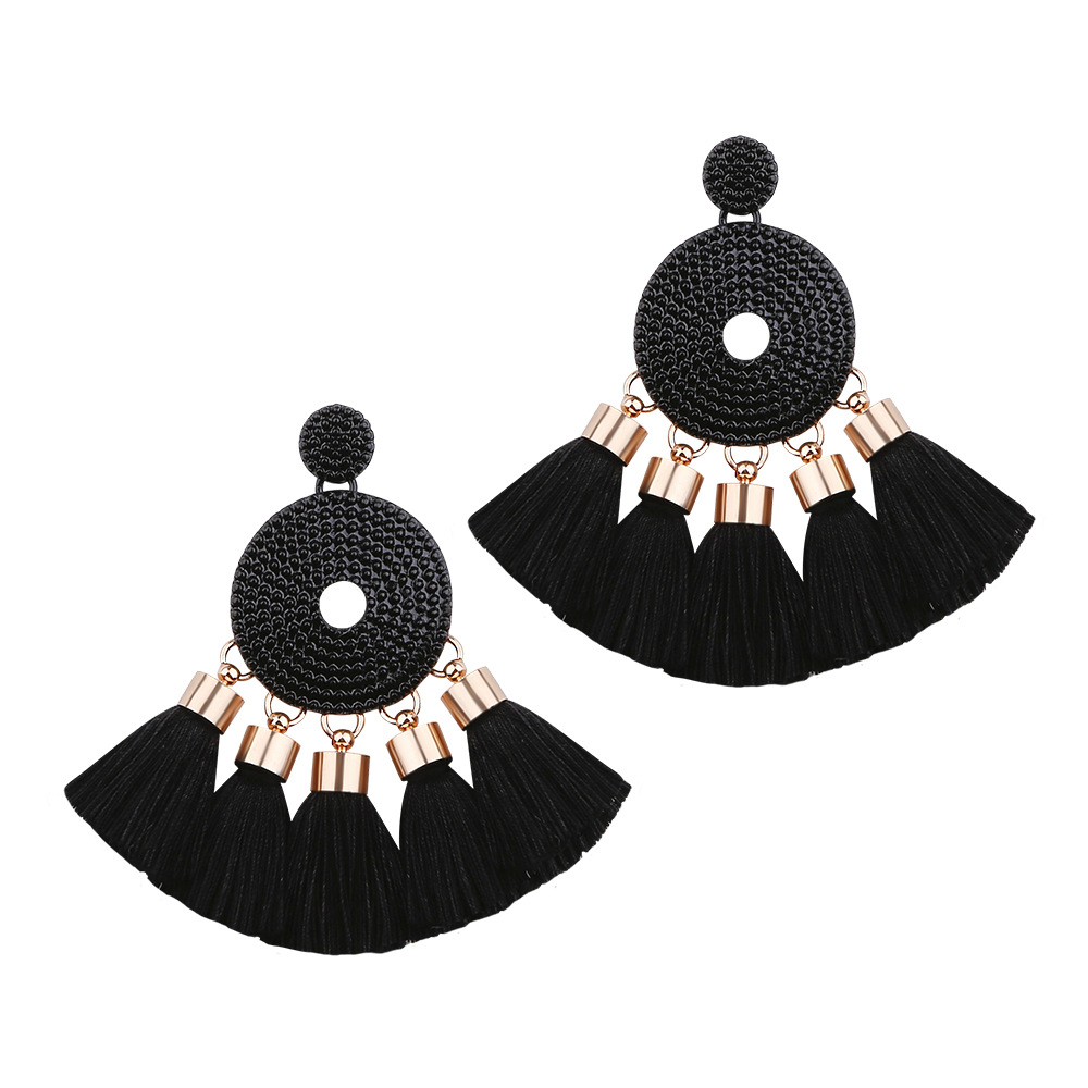 

original design hypoallergenic stainless steel earrings bells tassel earrings european and american jewelry accessories cross-border earrings wholesa
