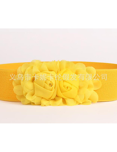 Cinturón tallado de moda hermoso estilo retro cinturón de cuero exterior