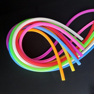 霓虹灯硅胶条二代  LED广告彩色灯带 户外防水招牌造型导光软灯管|ms