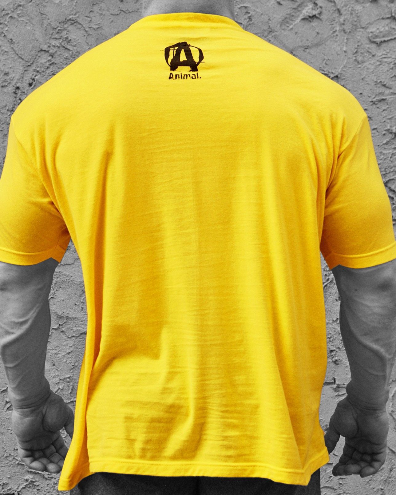 Animal Print Men's Gym Workout Cotton T Shirt Men's Fitness Apparel