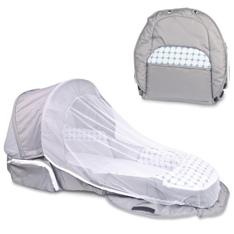 便携式婴儿床 多功能可折叠分隔床 宝宝旅行床仿生可拆卸床中床