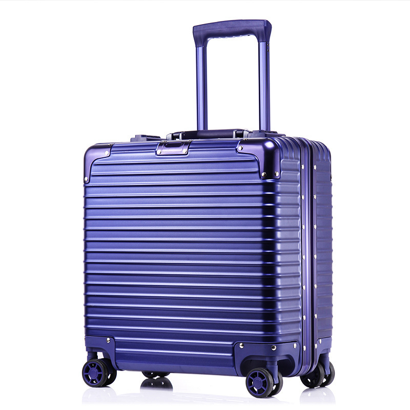 Stewardess boarding box 16 inch small luggage universal wheel aluminum frame ultra light suitcase password box 18 inch Stewardess boarding box 16 inch small luggage universal wheel aluminum frame ultra light suitcase password box 18 inch