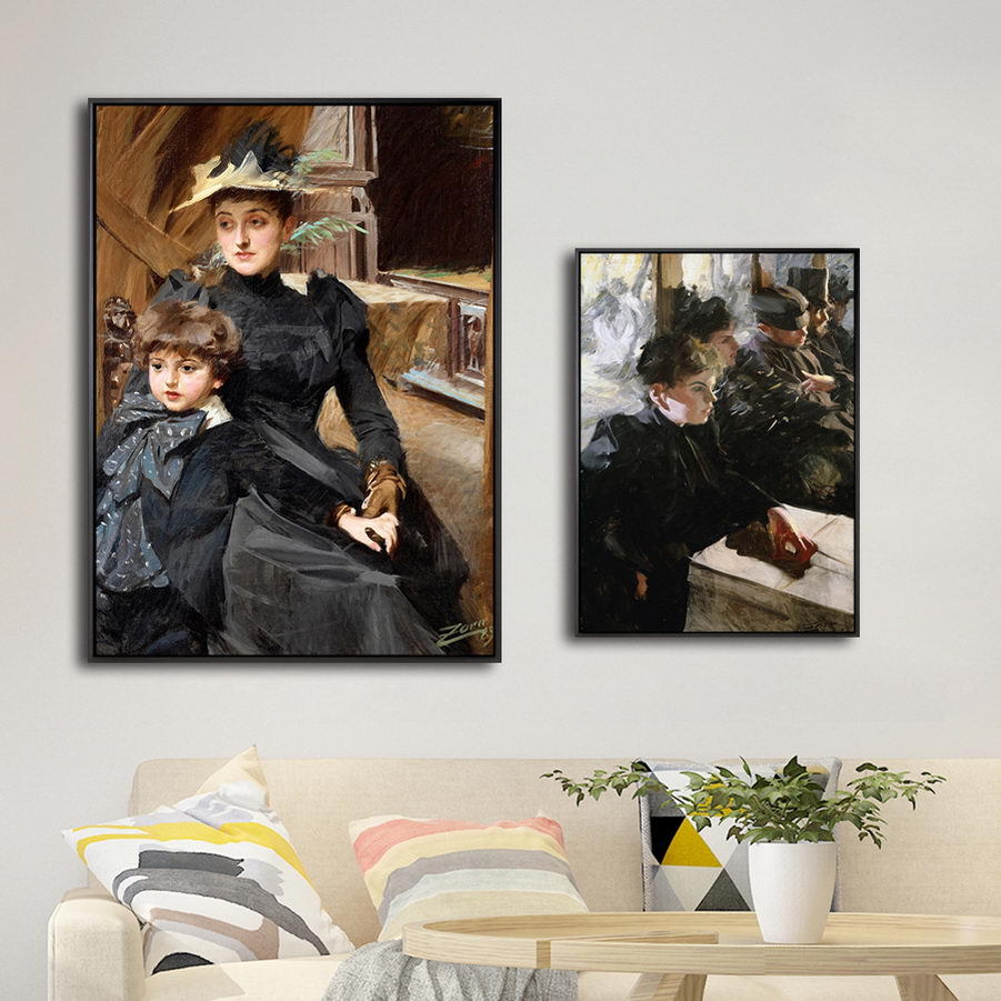 Swedish artist decorative painting core classical Anders Zorn…