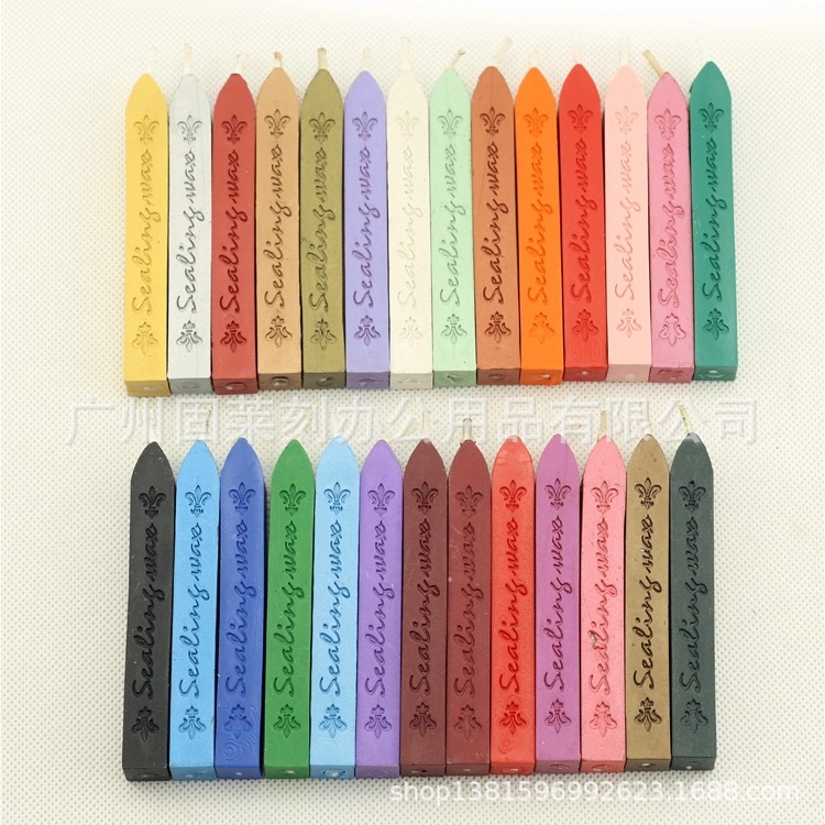 广州海珠区供应火漆印章专用封蜡蜡条 酒瓶封口蜡条  多色选择