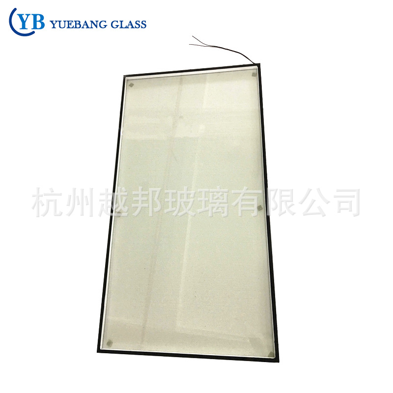 厂家订制售货机钢化镀膜加热中空玻璃，尺寸可定制，贩卖机配件