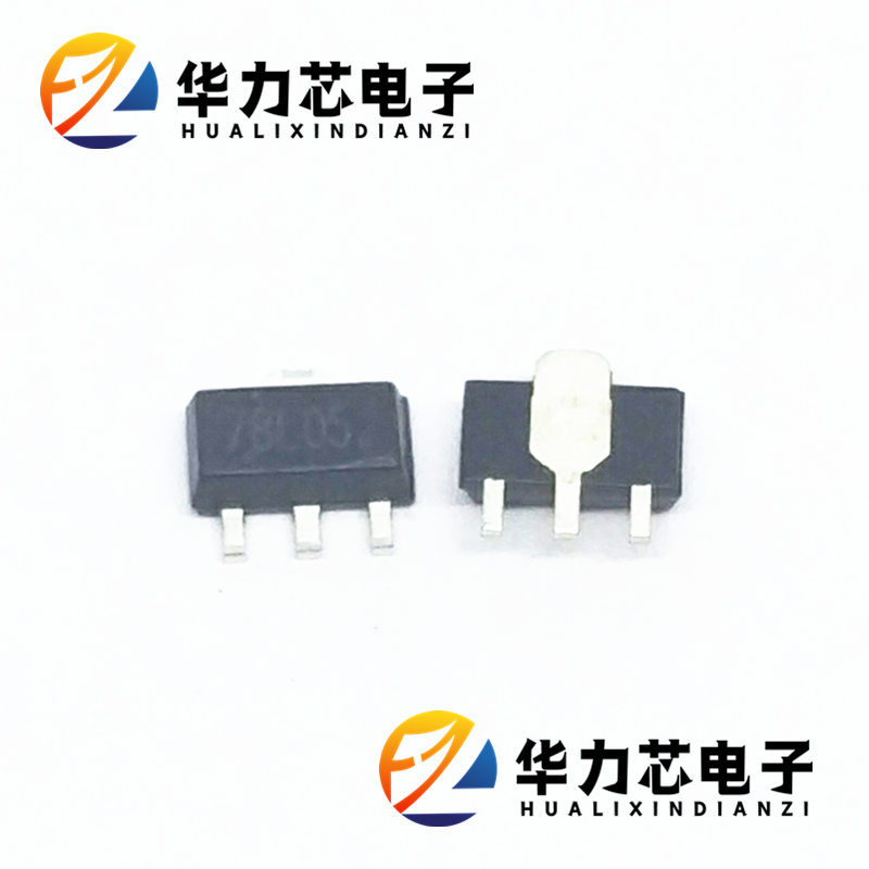 厂家直销 CJ78L05-5.0V 100mA SOT-89 三端稳压IC 78L05 CJ78L05