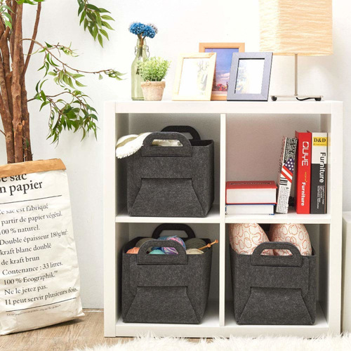 Felt Storage Basket Amazon Best Seller Felt Laundry Storage Basket Felt Storage Utility Box Factory Wholesale