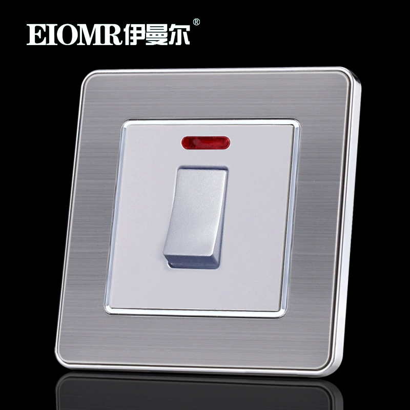 20A high -power switch dual -broken double -knife curved water heater 86 Mingwei 20A air -conditioning switch panel