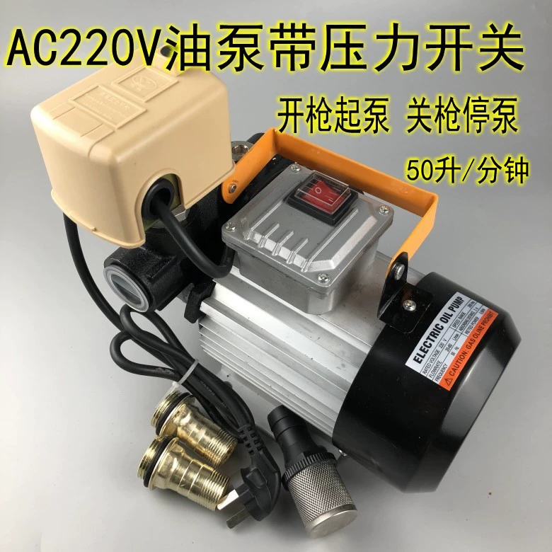 Мощный самовсасывающий дизельный насос Электрический насос 12V24V220V большой расход автомобиля полностью автоматический насос