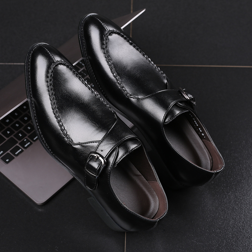 jsh spot 2019 summer men's leather Baotou British dress shoes men's shoes  Amazon models – Zoppah.com | Zoppah online