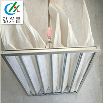 袋式过滤网镀锌框 铝合金框F5 F6 F7 F8 F9中效袋式过滤器发货快