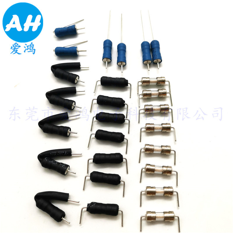 加工定制3.6*10玻璃保险管防雷击灌砂T2A弯角成型套管1A3.15a|ms