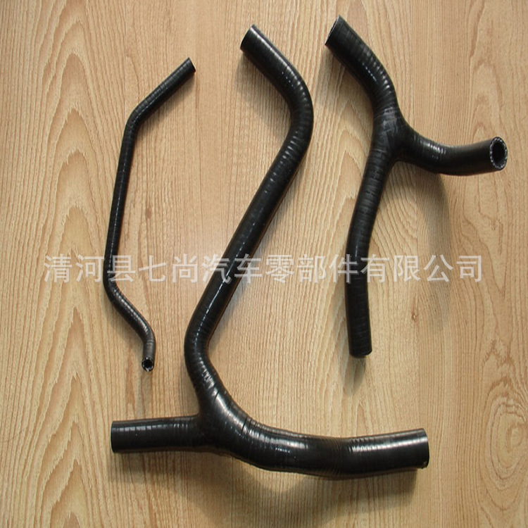 川崎KXF450摩托车硅胶散热器Y型软管套件09-14年款改装硅胶管