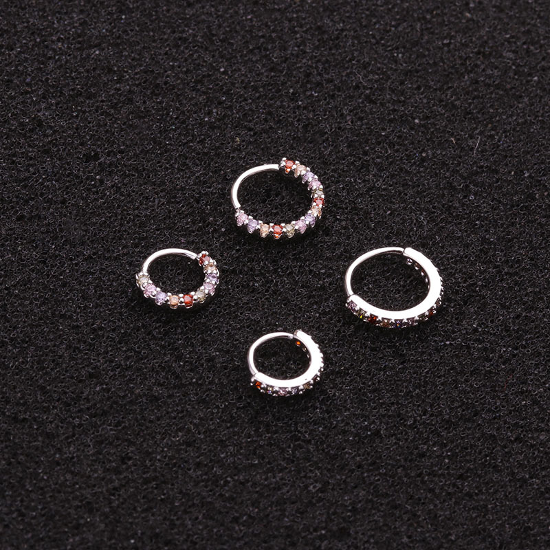 Ear Cartilage Rings & Studs Lady Geometric Copper display picture 7