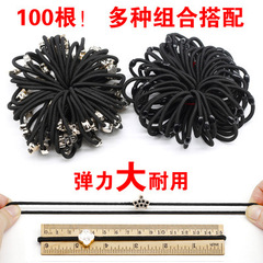 Black gold bead hair tie hair accessories simple hair tie hotel hair tie wholesale