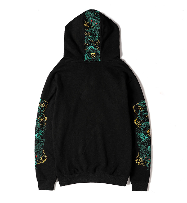 Dragon Embroidered Hoodie