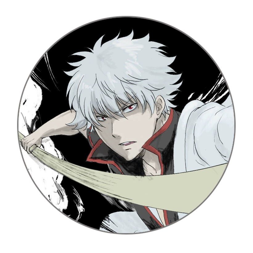 Аниме держатель для телефона, рамка Gintama, ленивый держатель, несколько вариантов, серебристый