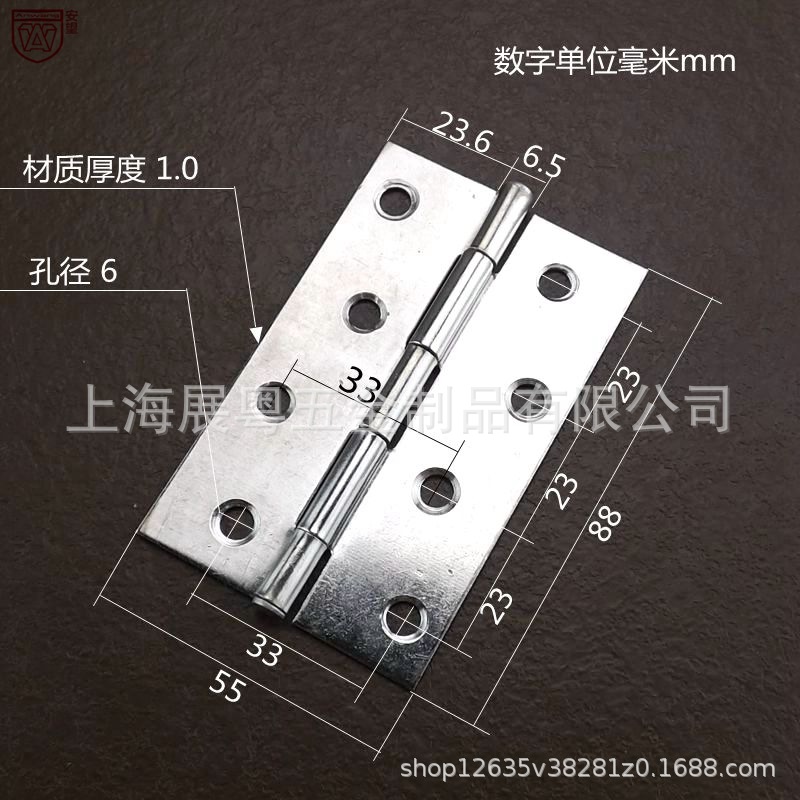 AW Anwang bisagra bisagra de acero inoxidable bisagra de 3,5 pulgadas bisagra de puertas y ventanas de acero inoxidable pequeña bisagra