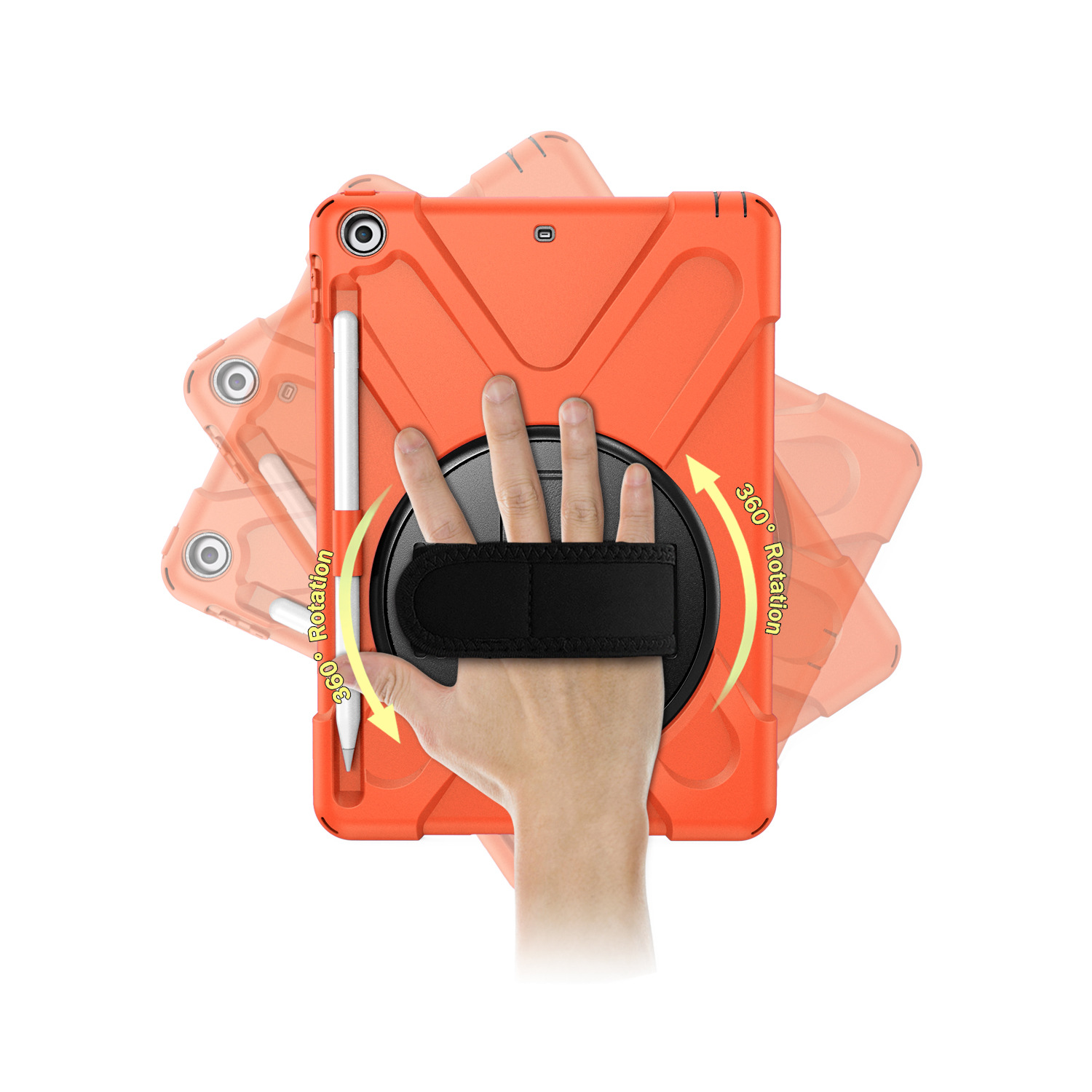 ipad 2017 带笔橙色背面手带图 副本.jpg