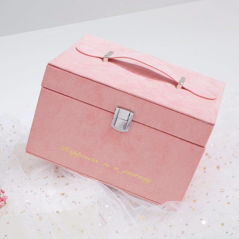厂家喜糖盒欧式婚礼礼盒伴娘伴手礼结婚绒布化妆盒回礼礼物盒批发