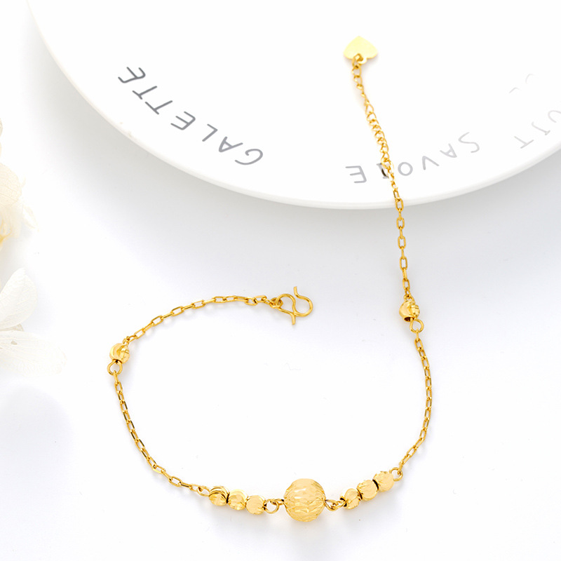 Amazon popular playa Bohemia tobillera arena oro a esmerilado hecho a mano con cuentas estilo étnico tobillera al por mayor